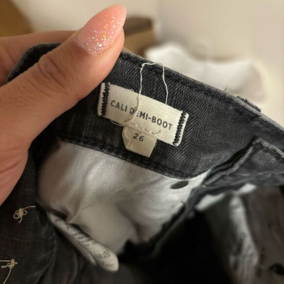 Madewell Cali Demi-Boot Jeans in Bellspring Wash: Button-Front Edition- Size 26 - Picture 7 of 7